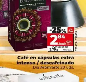Dia Market Cápsulas de café dia oferta