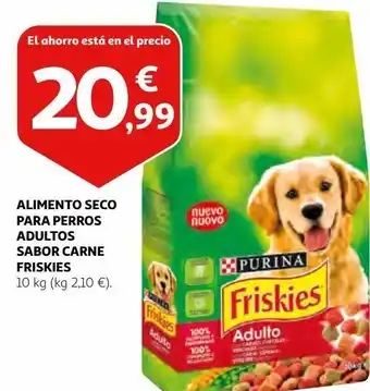 Alcampo Pienso para perros friskies oferta