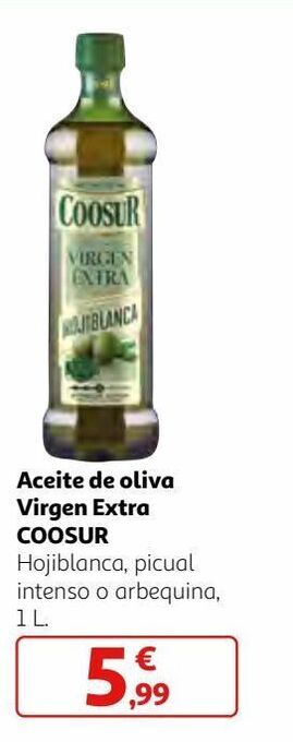 Alcampo Aceite de oliva virgen extra coosur oferta