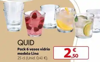 Alcampo Vasos quid oferta