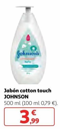 Alcampo Jabón johnson's oferta