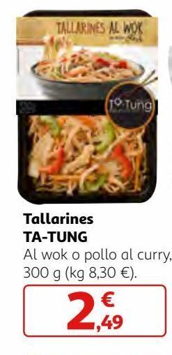 Alcampo Tallarines ta tung oferta