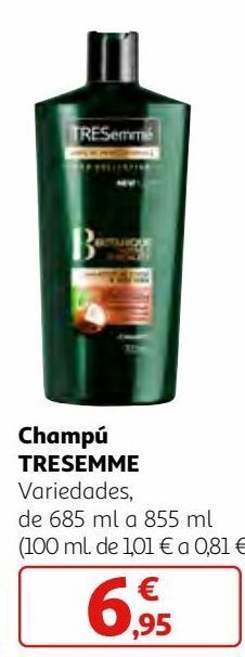 Alcampo Champú tresemmé oferta