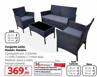 Alcampo Conjunto de jardín oferta