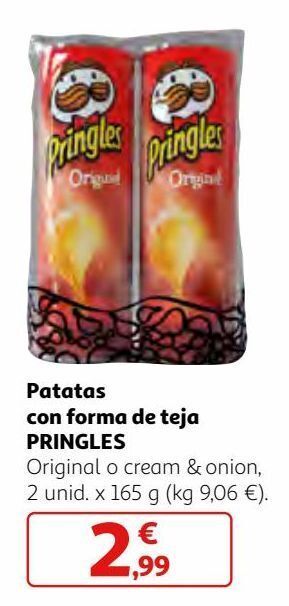 Alcampo Patatas fritas pringles oferta