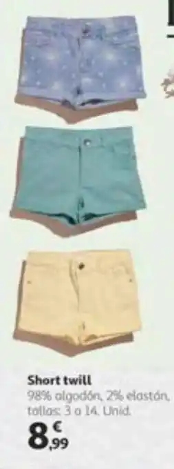 Alcampo Short niña inextenso oferta