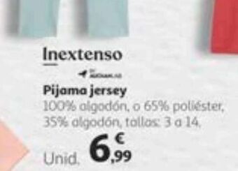 Alcampo Pijama inextenso oferta