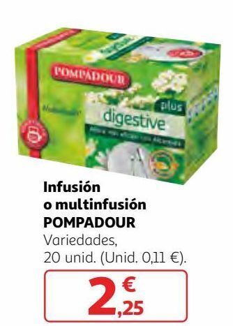 Alcampo Infusiones pompadour oferta