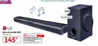 Alcampo Barra de sonido lg oferta