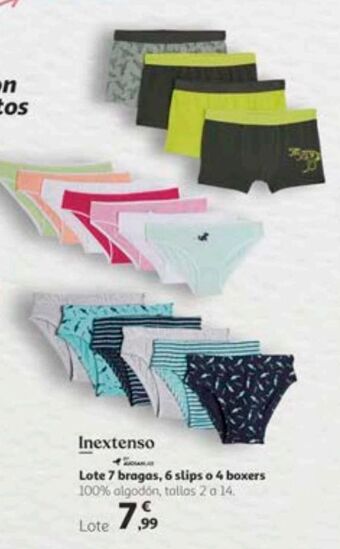 Alcampo Bragas inextenso oferta