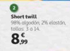 Alcampo Short oferta
