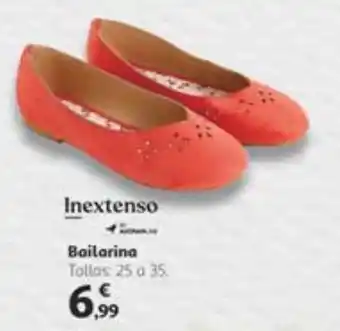 Alcampo Bailarinas inextenso oferta
