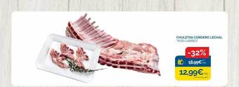 Supermercados La Despensa Chuletas cordero lechal oferta