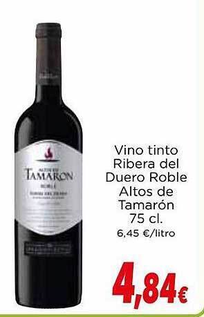 Proxi Vino tinto ribera del duero roble altos de tamarón oferta