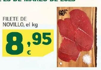 HiperDino Filete de novillo oferta