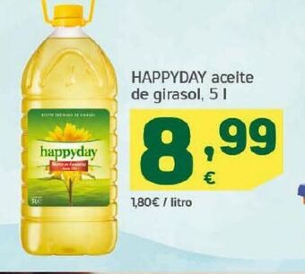 HiperDino Aceite de girasol happyday oferta