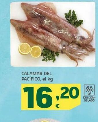 HiperDino Calamar del pacifico oferta