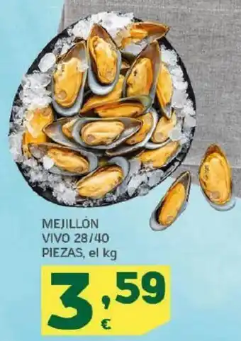 HiperDino Mejillon vivo piezas oferta