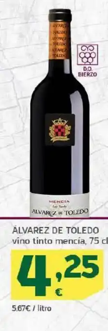 HiperDino Vino tinto mencia alvarez de toledo oferta