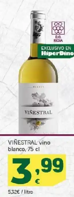 HiperDino Vino blanco vinestral oferta