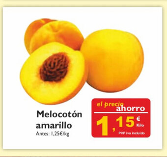 Cash Ecofamilia Melocotón amarillo oferta