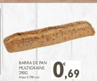 Cash Ecofamilia Barra de Pan Multigrains 290g oferta