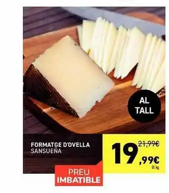 Andorra 2000 Formatge d'ovella sansueña oferta
