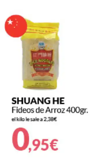 PrimaPrix Shuang He Fideos de Arroz 400gr. oferta