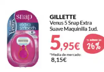 PrimaPrix Gillette Venus 5 Snap Extra Suave Maquinilla 1ud. oferta