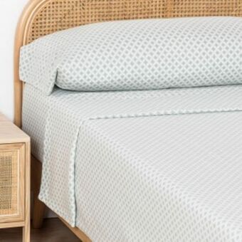 Tramas+ Juego de sábanas pirineo ohio verde tiffany oferta