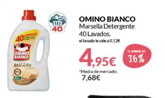 PrimaPrix Omino Bianco Marsella Detergente 40 Lavados oferta