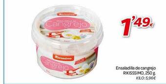 Alsara Supermercados Ensaladilla de cangrejo rikisssimo oferta