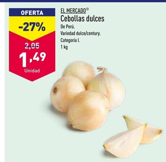 ALDI El Mercado Cebollas Dulces oferta