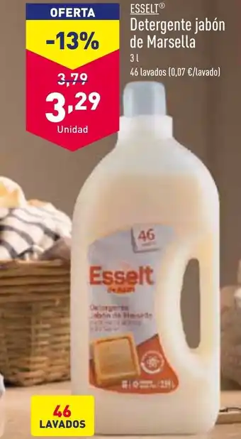 ALDI Esselt Detergente Jabón De Marsella oferta