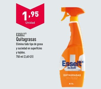 ALDI Esselt Quitagrasas oferta