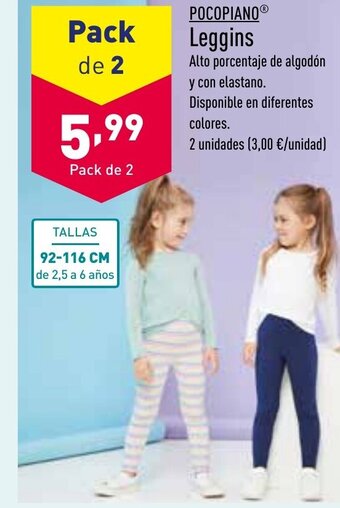 ALDI Pocopiano Leggins oferta