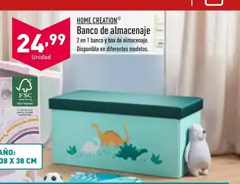 ALDI Home Creation Banco De Almacenaje oferta