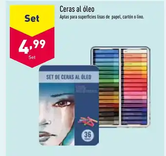 ALDI Ceras Al Óleo oferta