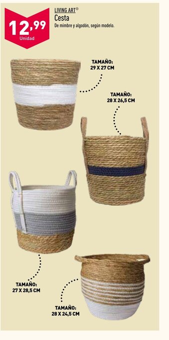 ALDI Living Art Cesta oferta