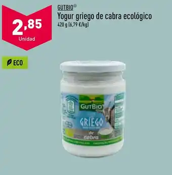 ALDI Gutbio Yogur Griego De Cabra Ecológico oferta