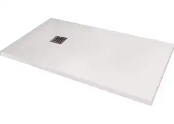 Ferrolan Plato de ducha pietra cube pizarra blanco 120x70 oferta