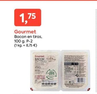 Suma Supermercados Gourmet Bacon en Tiras oferta
