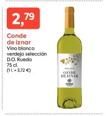 Suma Supermercados Conde De Iznar Vino Blanco Verdejo Selección D.O Rueda oferta