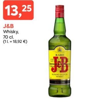 Suma Supermercados J&B Whisky oferta