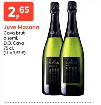 Suma Supermercados Juve Masana Cava Brut o Semi D.O Cava oferta