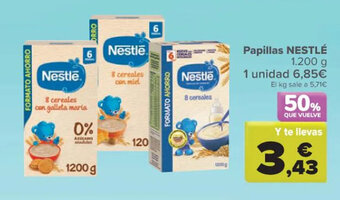 Carrefour Papillas Nestlé oferta