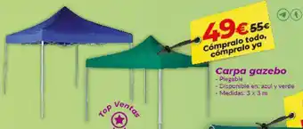 Embargos a lo bestia Carpa gazebo 3 x 3 m oferta