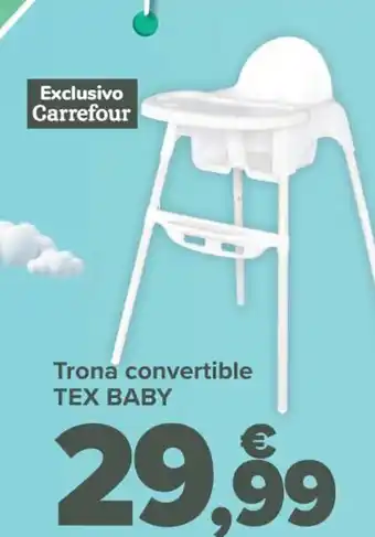Carrefour Trona Convertible Tex Baby oferta