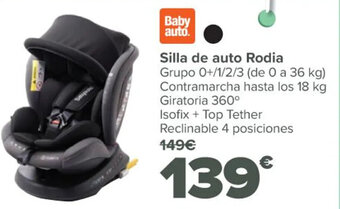 Carrefour Silla de Auto Rodia oferta
