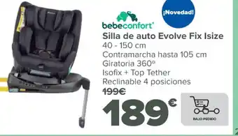 Carrefour Silla de Auto Evolve Fix Isize oferta